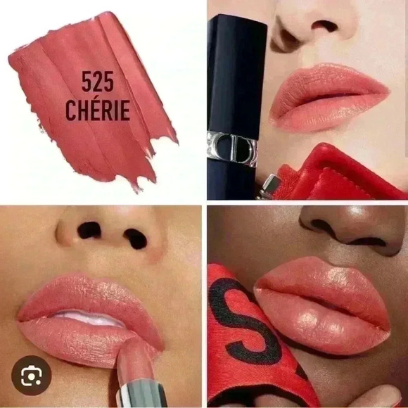 Dior Rouge Dior Refillable Metallic Lipstick ~ Cherie Metallic (525) ~ NEW! - Picture 1 of 7